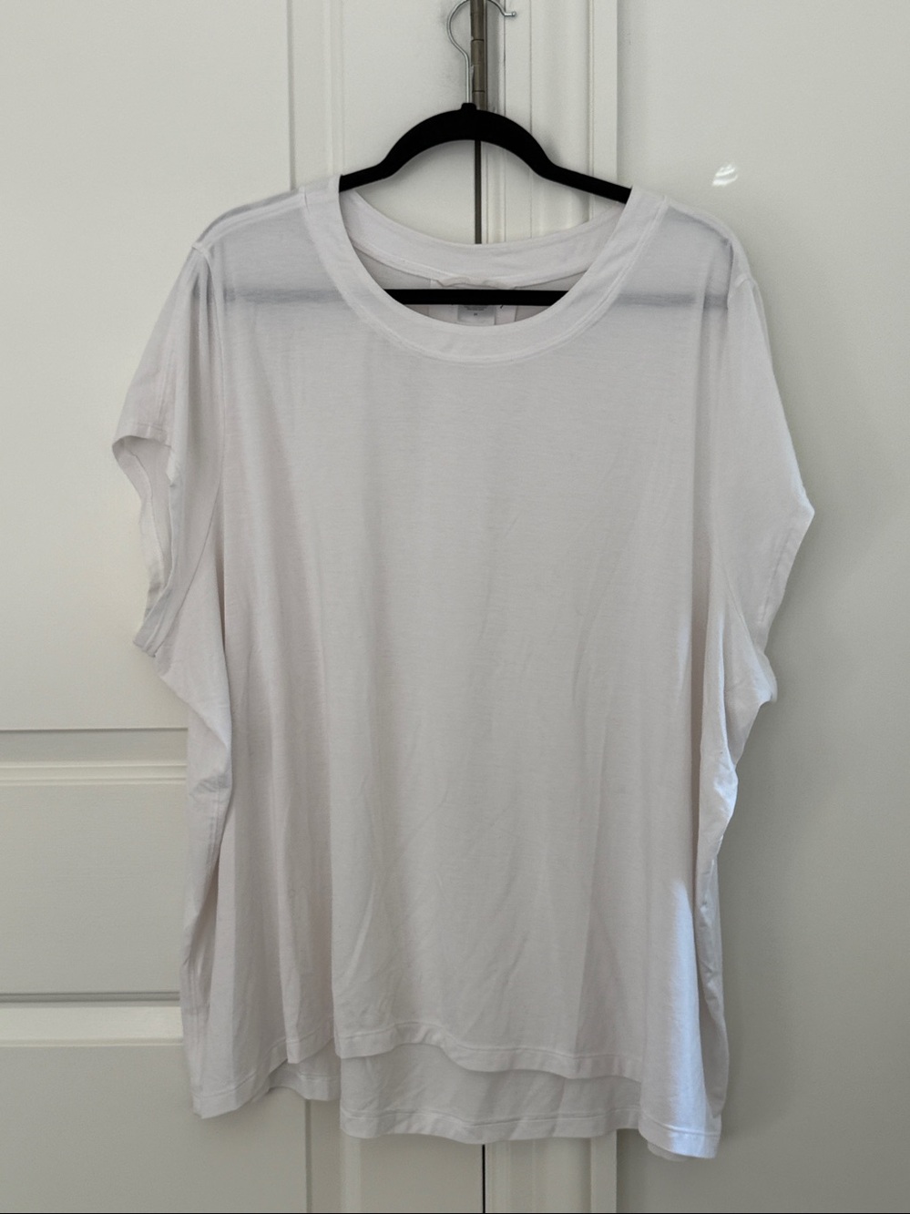 Athleta White With Ease Tee Size 2X